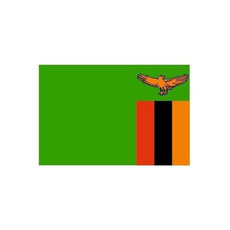Sticker - Drapeau Zambia REFG149