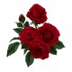 autocollants rose rouge