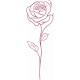 sticker mural rose deco chambre