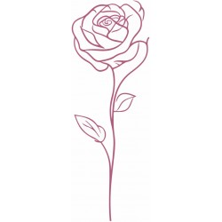 sticker mural rose deco chambre