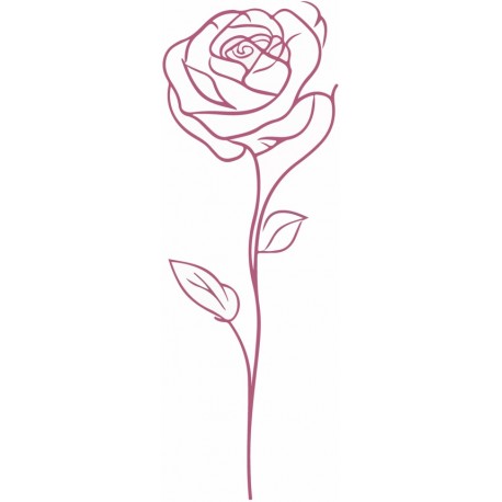 sticker mural rose deco chambre