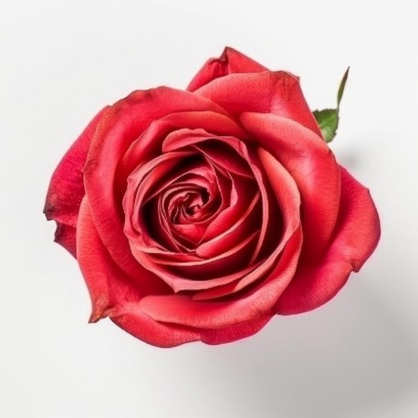 sticker mural rose fleur