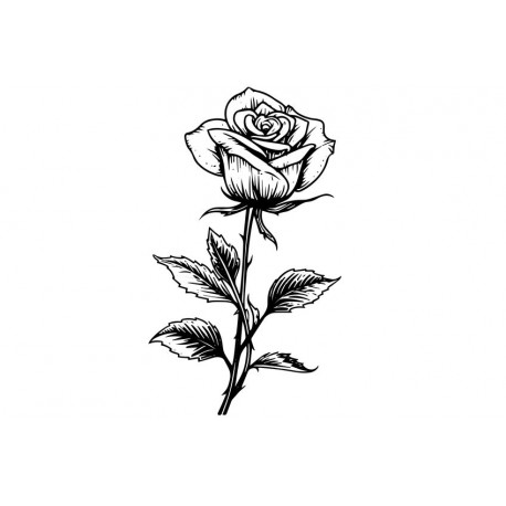 sticker rose clair fille