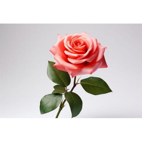 sticker rose fleur noir blanc