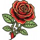 sticker rose pas cher