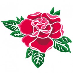 stickers muraux rose deco