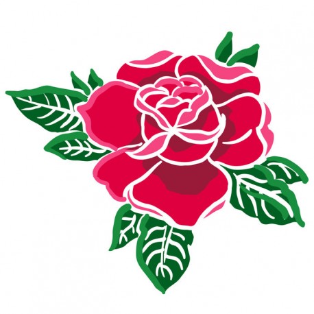 stickers muraux rose deco