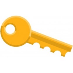 sticker mural ciseaux