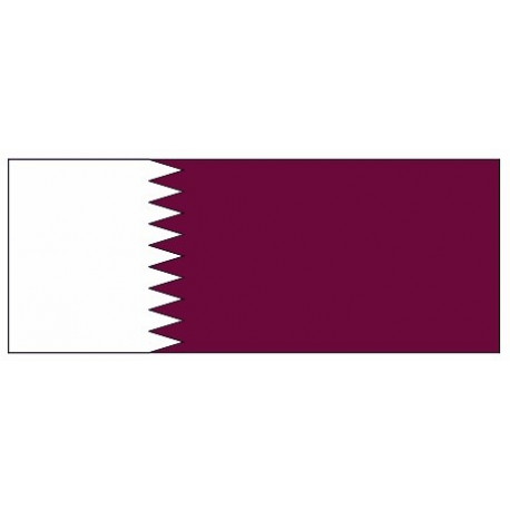 Sticker - Drapeau Quatar REFG167