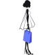 autocollant mural shopping girl
