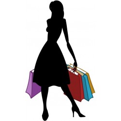 autocollant viree shopping