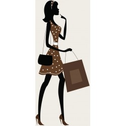 sticker mural viree shopping