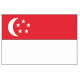 Sticker - Drapeau Singapour REFG173