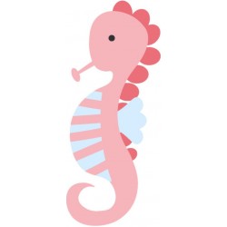 autocollant hippocampe