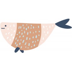 autocollant plante sous marine