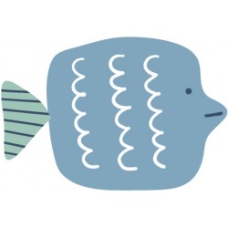 autocollants muraux petite fille sirene