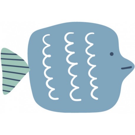 autocollants muraux petite fille sirene