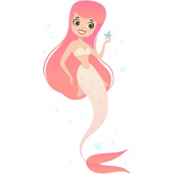 sticker mural etoile de mer