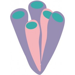 sticker mural plante sous marine