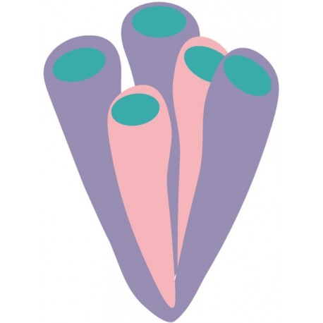 sticker mural plante sous marine