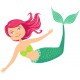 sticker mural sirene