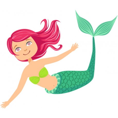 sticker mural sirene