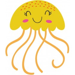 sticker petite fille sirene