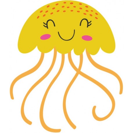 sticker petite fille sirene