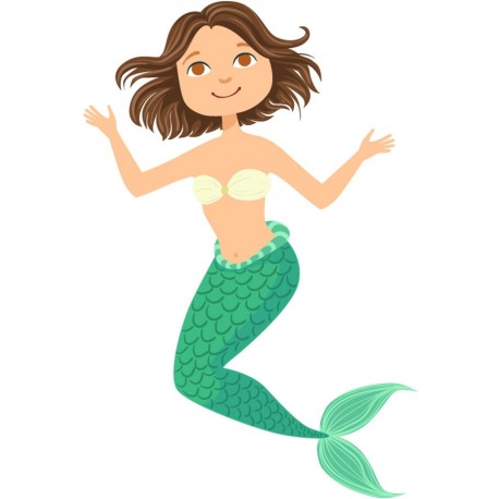 sticker sirene enfant