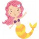 sticker sirene fille
