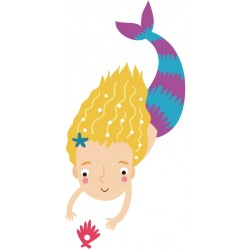 stickers muraux sirene deco chambre