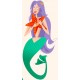 stickers sirene deco fille