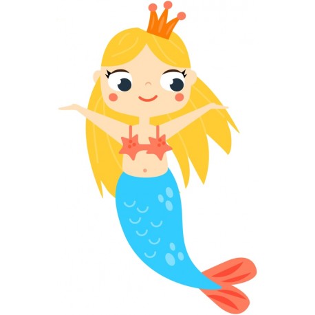 stickers sirene fille