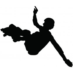 autocollant muraux skater deco chambre