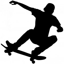 autocollants skater deco garcon