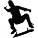 autocollants skater decoration chambre