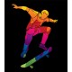 sticker mural skater chambre garcon