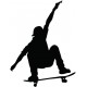 sticker mural skater deco