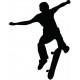 sticker mural skater deco chambre