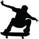 sticker mural skater enfant