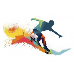 sticker skater deco fille