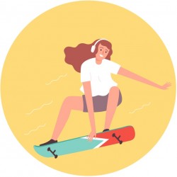 sticker skater enfant