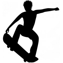 sticker skater multicolore