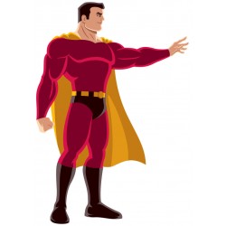 autocollants muraux super hero chambre garcon