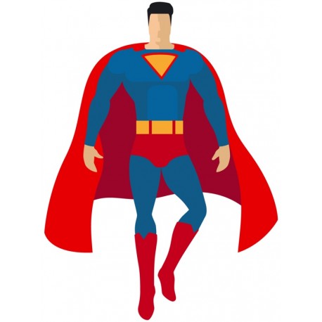 autocollants muraux super man