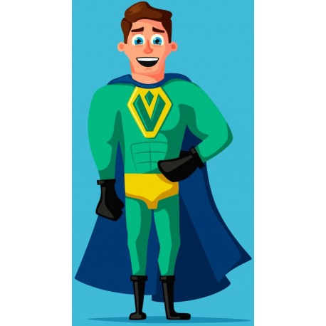 autocollants muraux super man chambre garcon