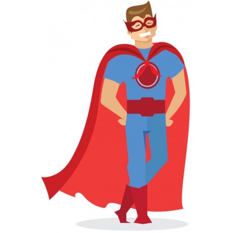 autocollant super hero decoration