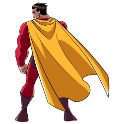 autocollant super man deco chambre garcon