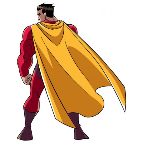 autocollant super man deco chambre garcon