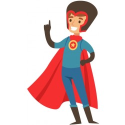 sticker hero chambre garcon